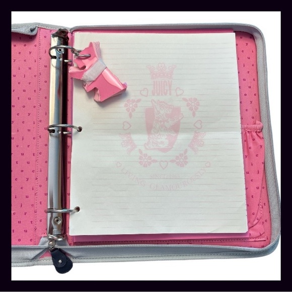 Rare Juicy Couture Binder Set - Picture 5 of 11